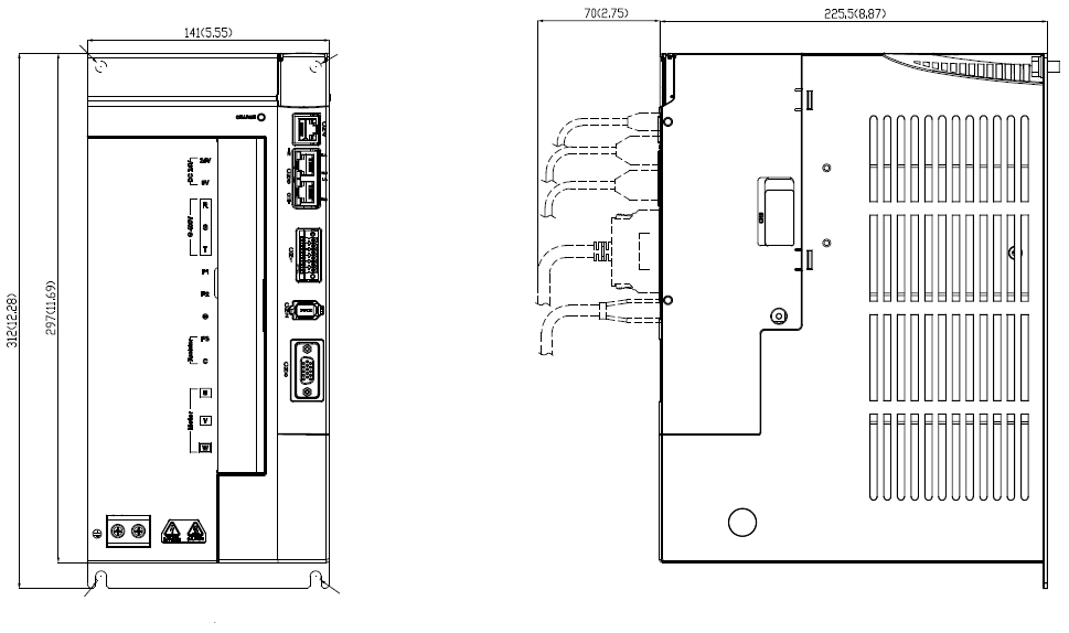 ASD-A3-1B43-EP Servo-drive ASD-A3, 11 kW, 3~400 Vac